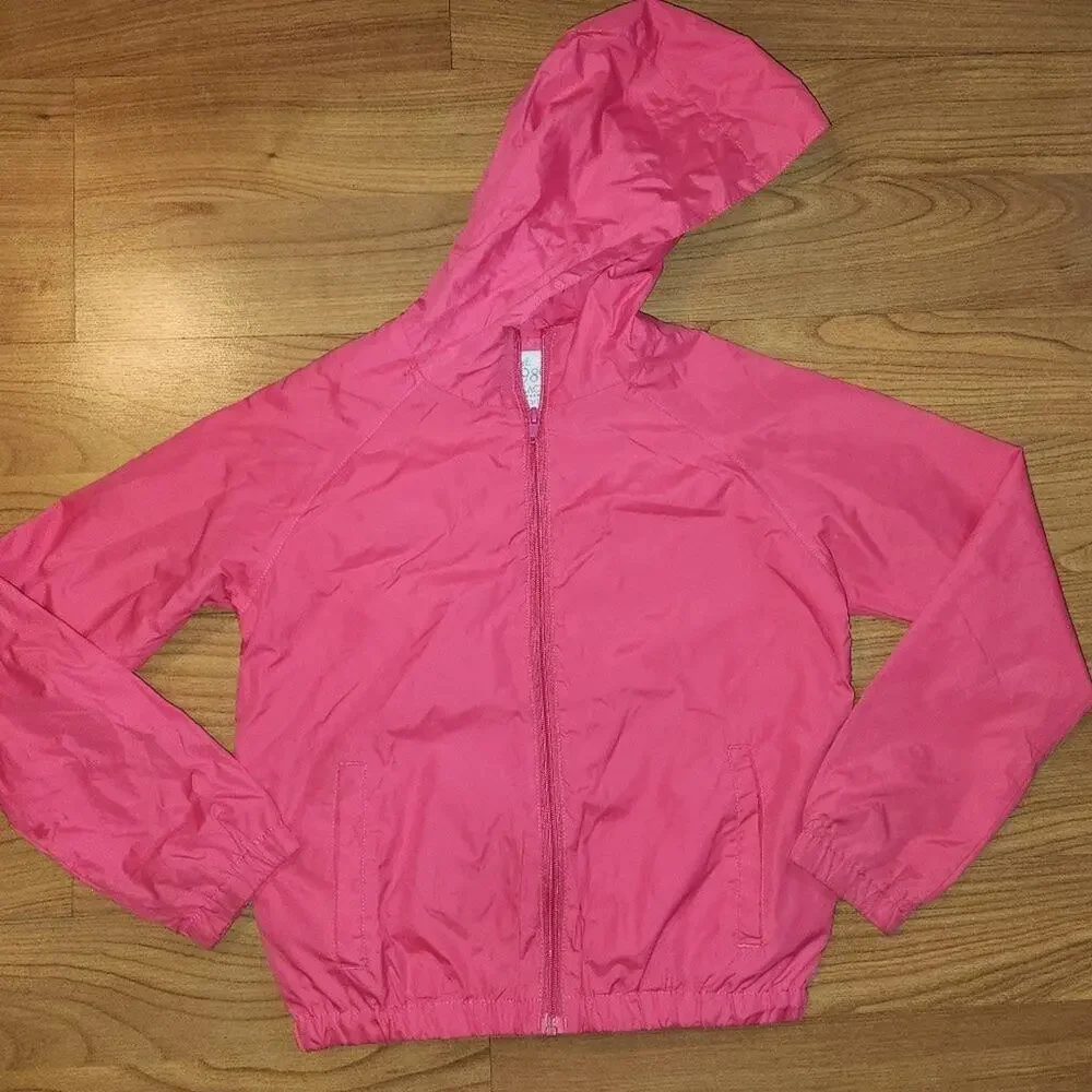 Children's Place Hot Pink Windbreaker || Girls sz 10/12